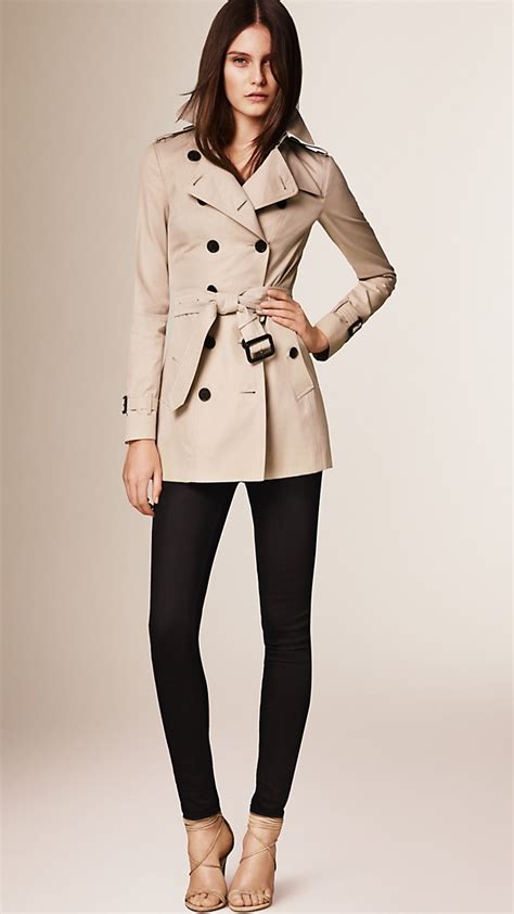 burberry heritage stone trench donna|Burberry Trench Coats for Women .